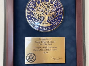 Blue Ribbon Plaque-2020